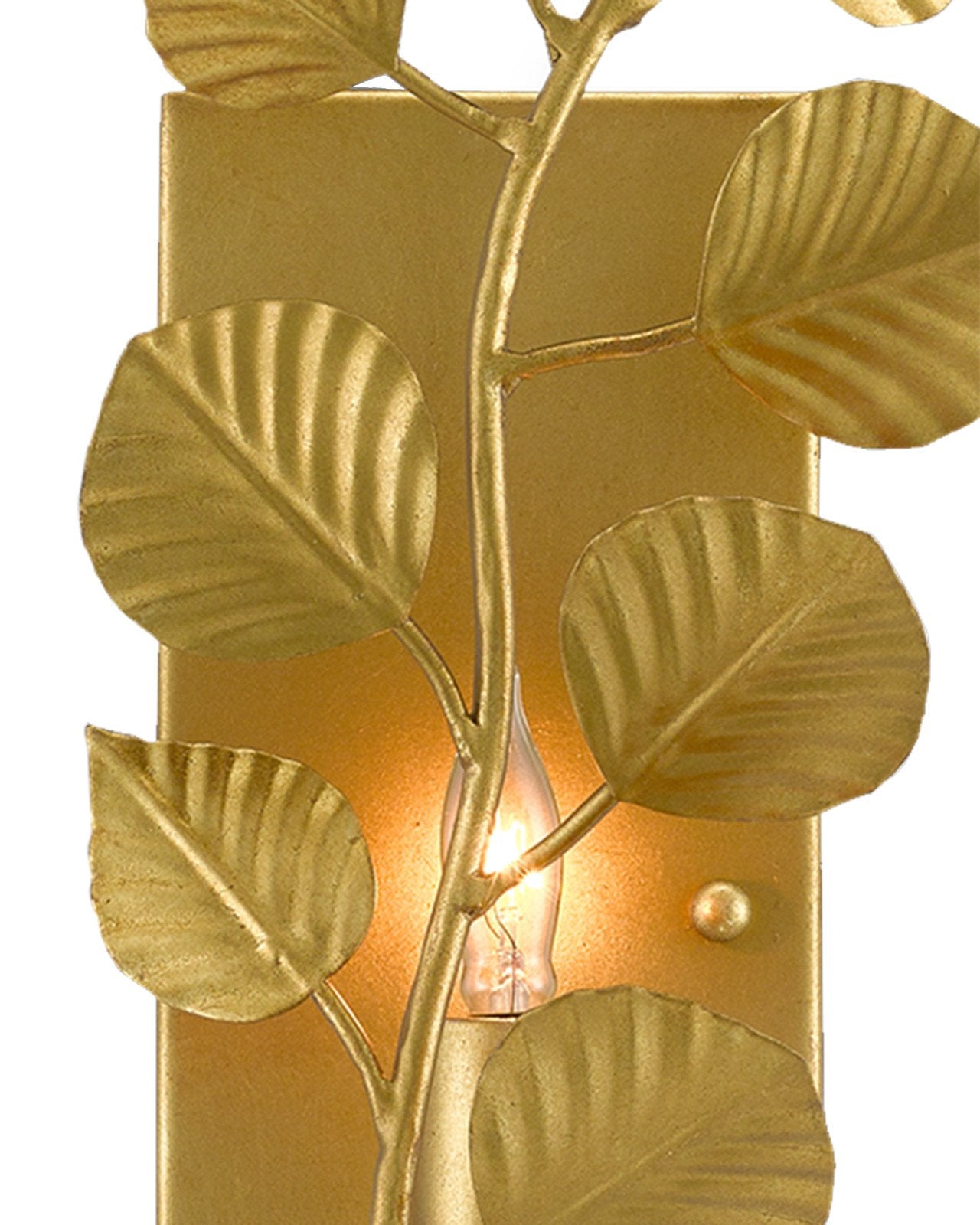 Golden Eucalyptus Wall Sconce